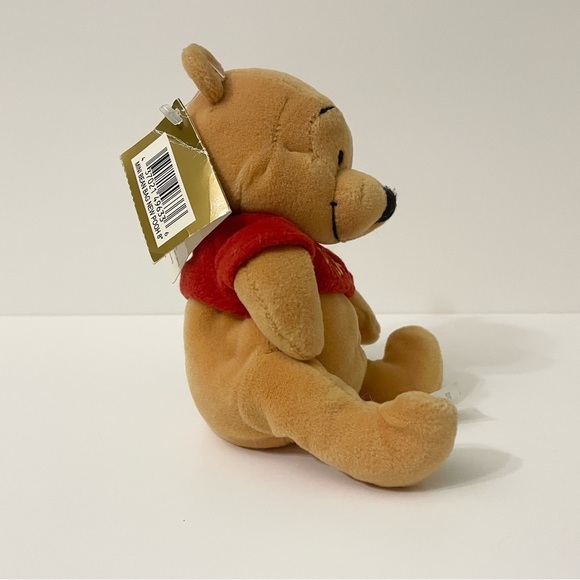 Disney Winnie the Pooh Stuffed Animal Mini Bean Bag Pooh 8” - Picture 6 of 16